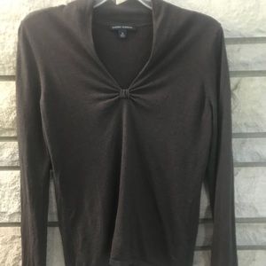 Banana Republic Size Medium Grayish/ Brown SilkTop